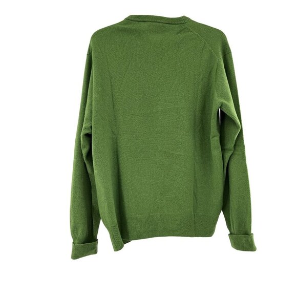 Riccardo Piacenza 100% Pure Cashmere‎ Green Sweater Large - Picture 2 of 8